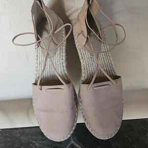 Eileen Fisher Women's Tan Espadrille Shoes